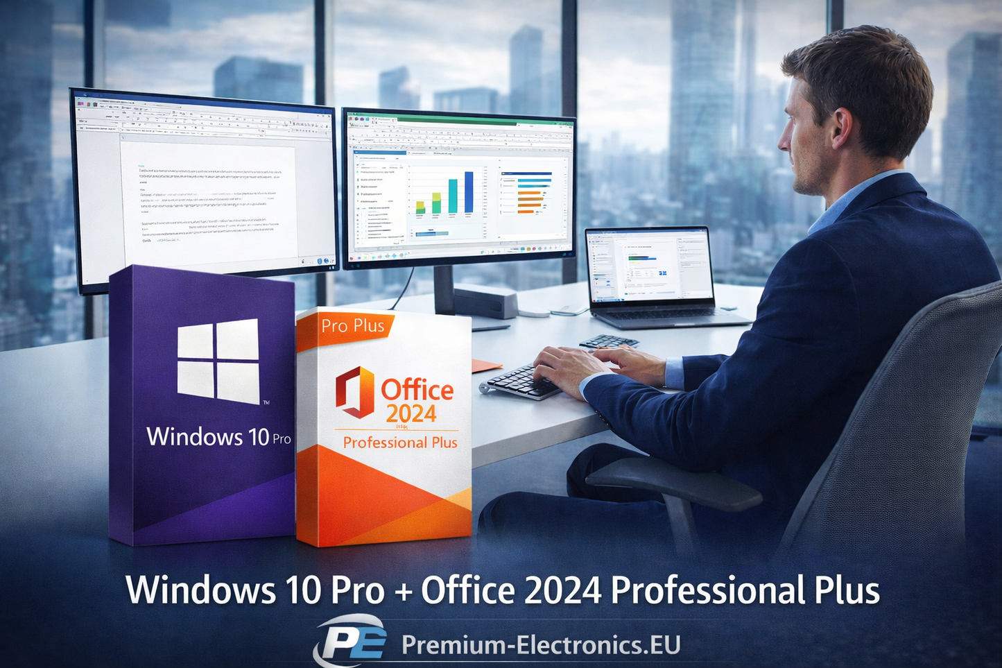 Windows 10 Pro + Office 2024 Professional Plus – Bundle