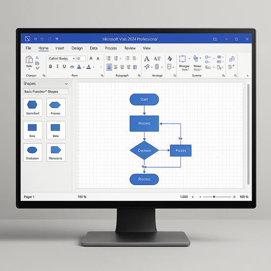 Clé d'activation de Microsoft Visio 2024 Professionnel