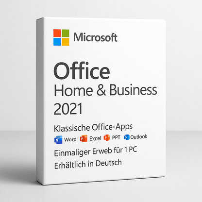 Microsoft Office 2021 Home & Business – Digitaler Aktivierungscode (Windows/Mac)