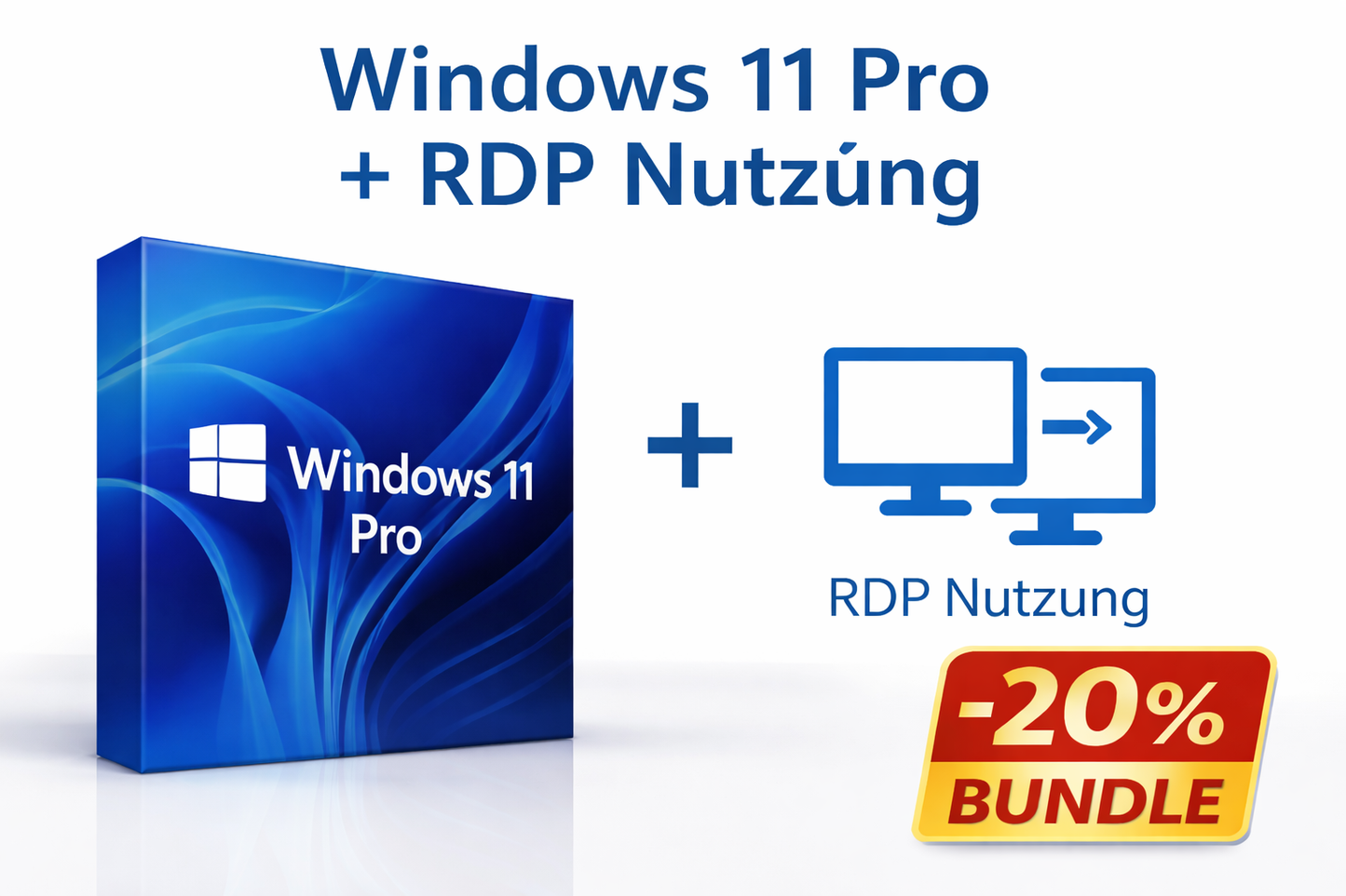 Windows 11 Pro + RDP Nutzung – Bundle