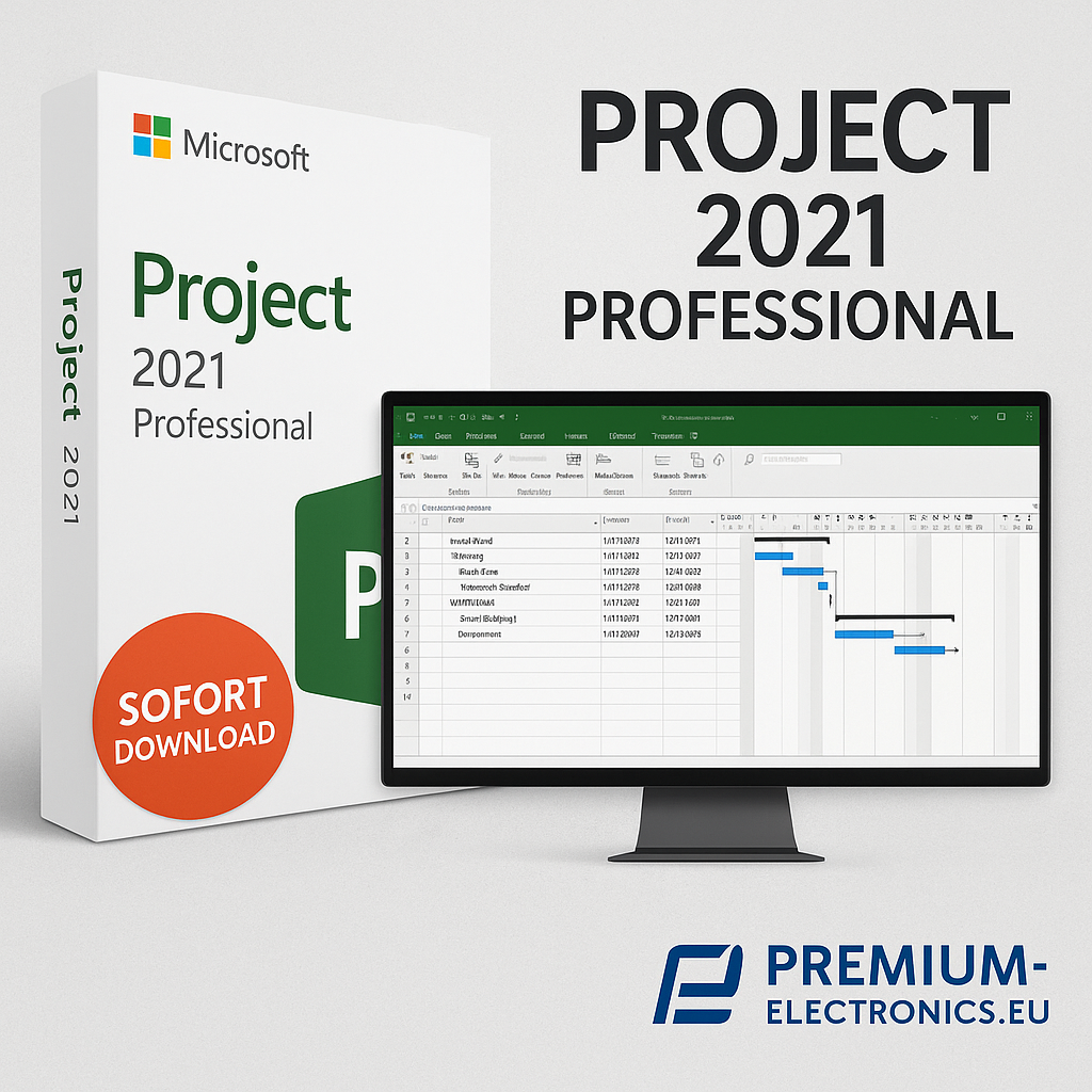Microsoft Project 2021 Professional – Aktivierungsschlüssel