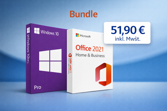 Windows 10 Pro + Office 2021 Home & Business – Bundle