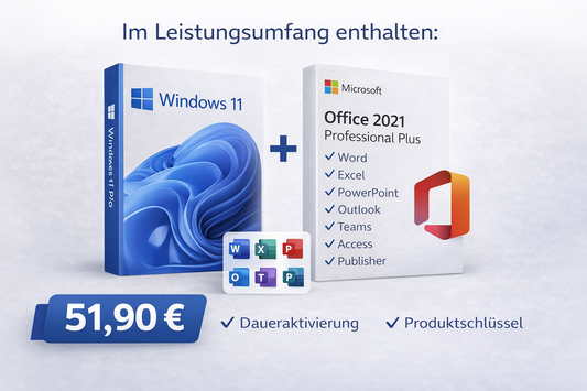 Windows 11 Pro + Office 2021 professional Plus – Bundle