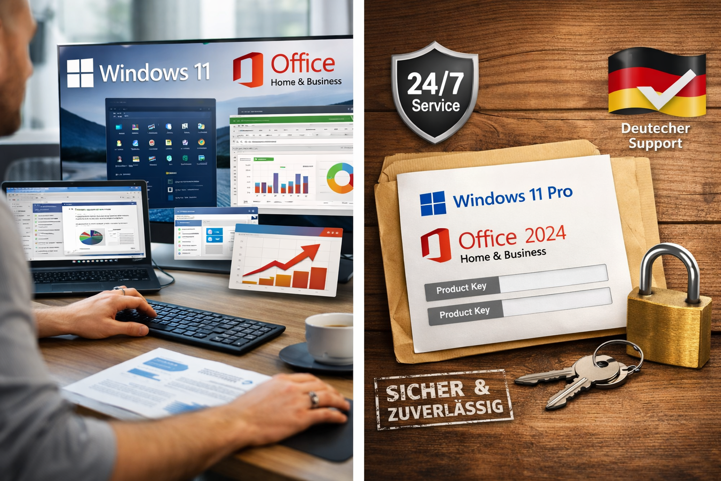 Windows 11 Pro + Office 2024 Professional Plus – Bundle