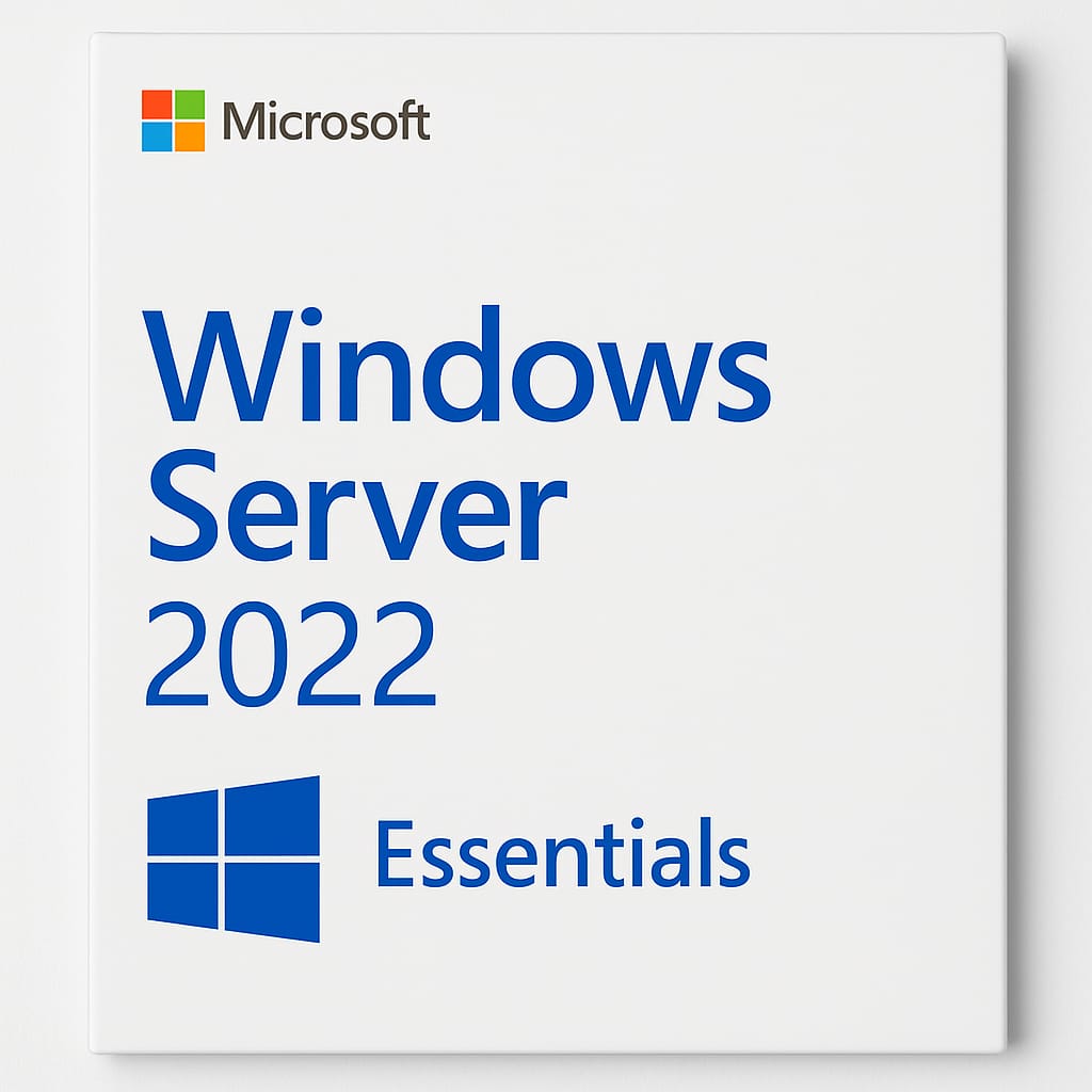 Windows Server 2022 Standard/Essentials – Code d'activation (code numérique)