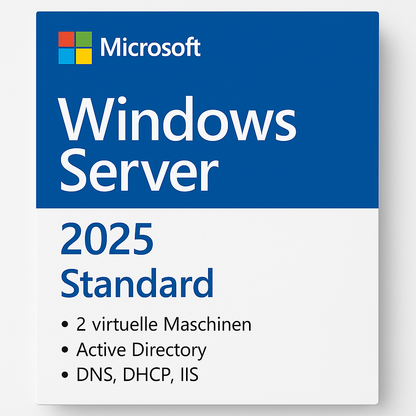 Windows Server 2025 – Code d'activation numérique (Standard / Essentiel)