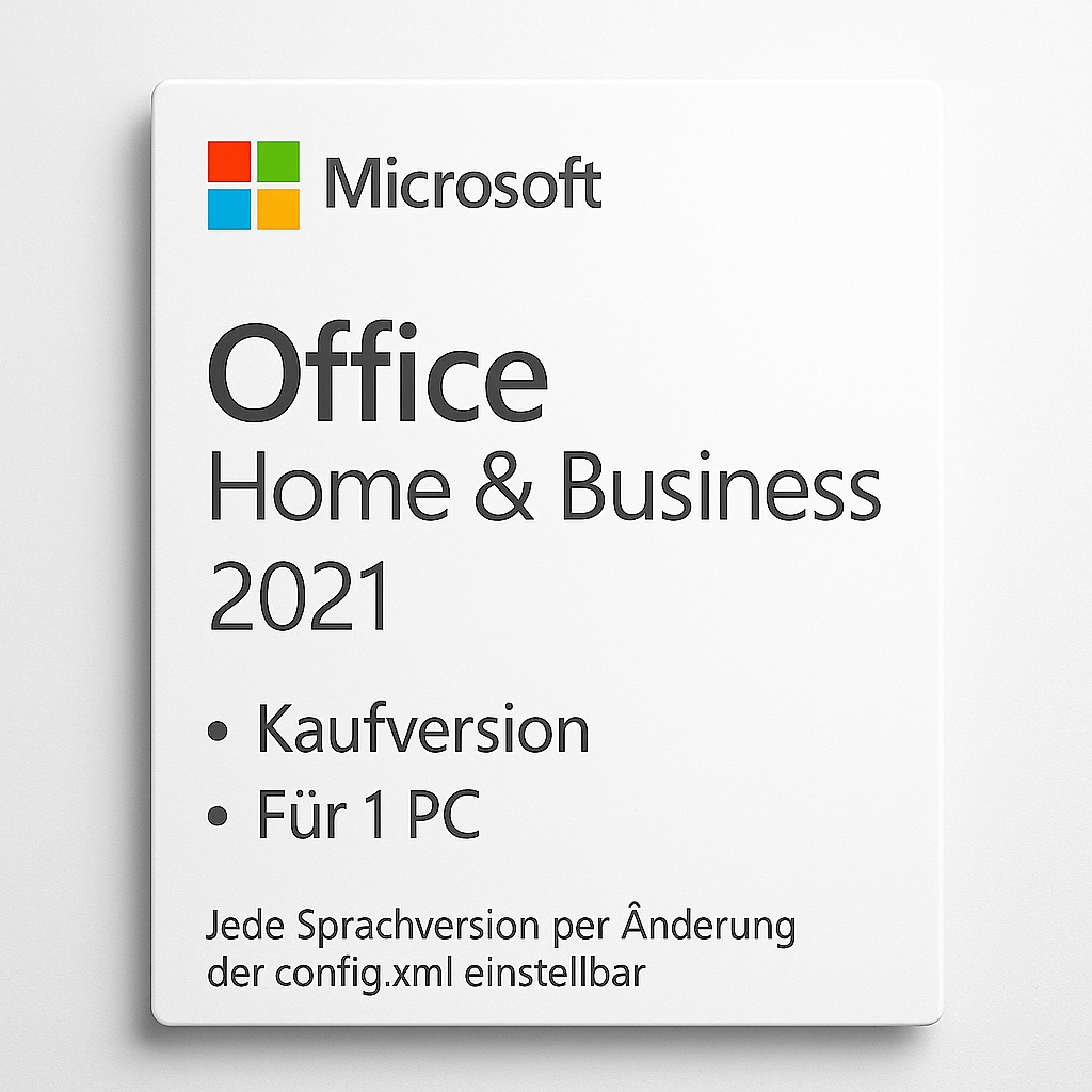 Microsoft Office 2021 Home & Business – Digitaler Aktivierungscode (Windows/Mac)