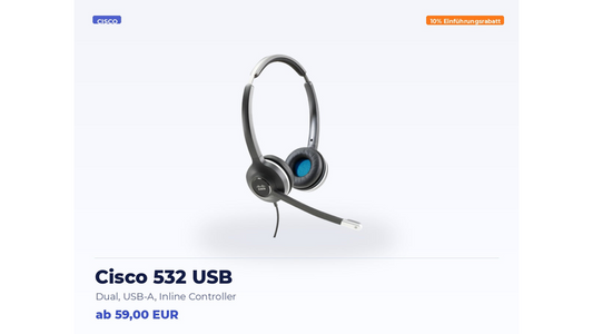 Cisco 532 USB – Dual, USB-A, Inline Controller